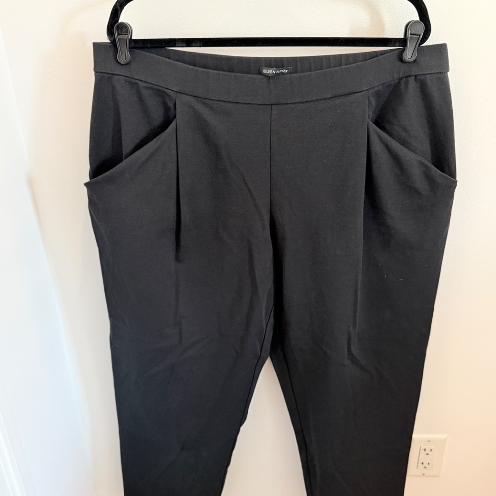 Eileen Fisher black Ponte pants--Size 1X - Picture 2 of 6